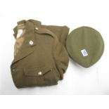 Military uniform with cap