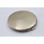 Vintage Hallmarked 1967 London STERLING SILVER KIGU Ladies Vanity Compact (71g)