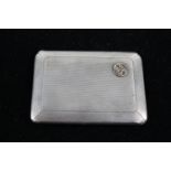 Antique Hallmarked 1909 London STERLING SLVER Cigarette Case By Asprey & Co. 87g