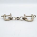 Set of Tiffany stirrup key chain/charm
