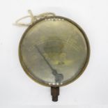 7" GWR brass steam gauge