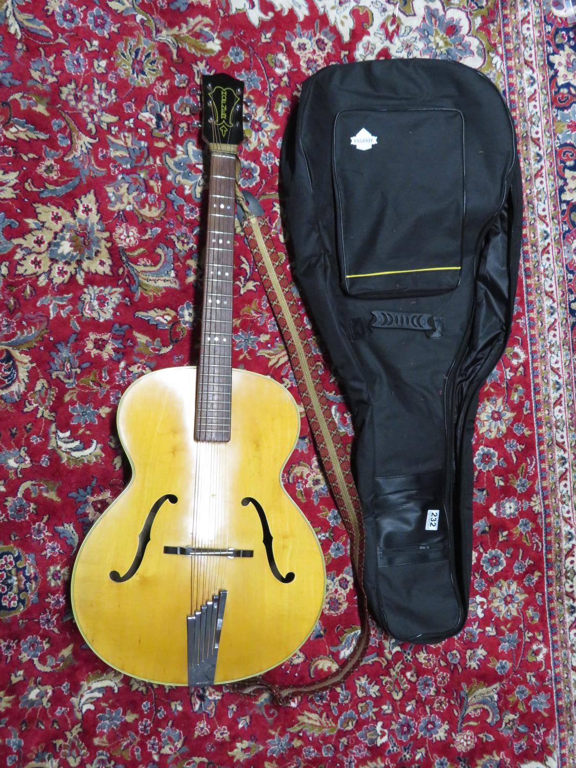 Hofner Senator No. 4331 acoustic guitar with soft case