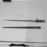 1881 bayonet and scabbard