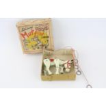 Vintage MOKO LESNEY Muffin The Mule Finger Puppet in Original Box