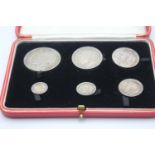 George V 1927 Coin Set In Original Fitted Box Inc Wreath Crown Coin