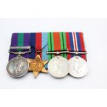 GVI-WW2 Mounted Medal Group Inc GSM Palestine To 3853365 PTE J.Caulfield Loyals