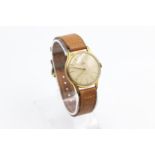 Vintage Gents SMITHS DE LUXE Gold Tone WRISTWATCH Hand-Wind