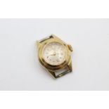 18ct gold case vintage mechanical hand-winding wristwatch by longines (10.7g)