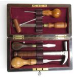 Miniature boxed 7" toolkit by W Marples and Sons Hibernia