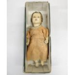 Papier Mache doll 12" high