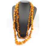 Large amber necklace 142g