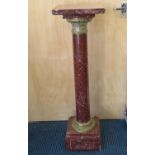 42" marble plater pillar