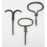 3x early corkscrews