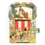 Tin plate automated Punch and Judy money box