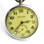 Jaeger Le Coutre JS/TP military pocket watch - watch runs