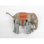 Early tin plate made in Germany DRGM GESCH RUMBA The Elephant toy