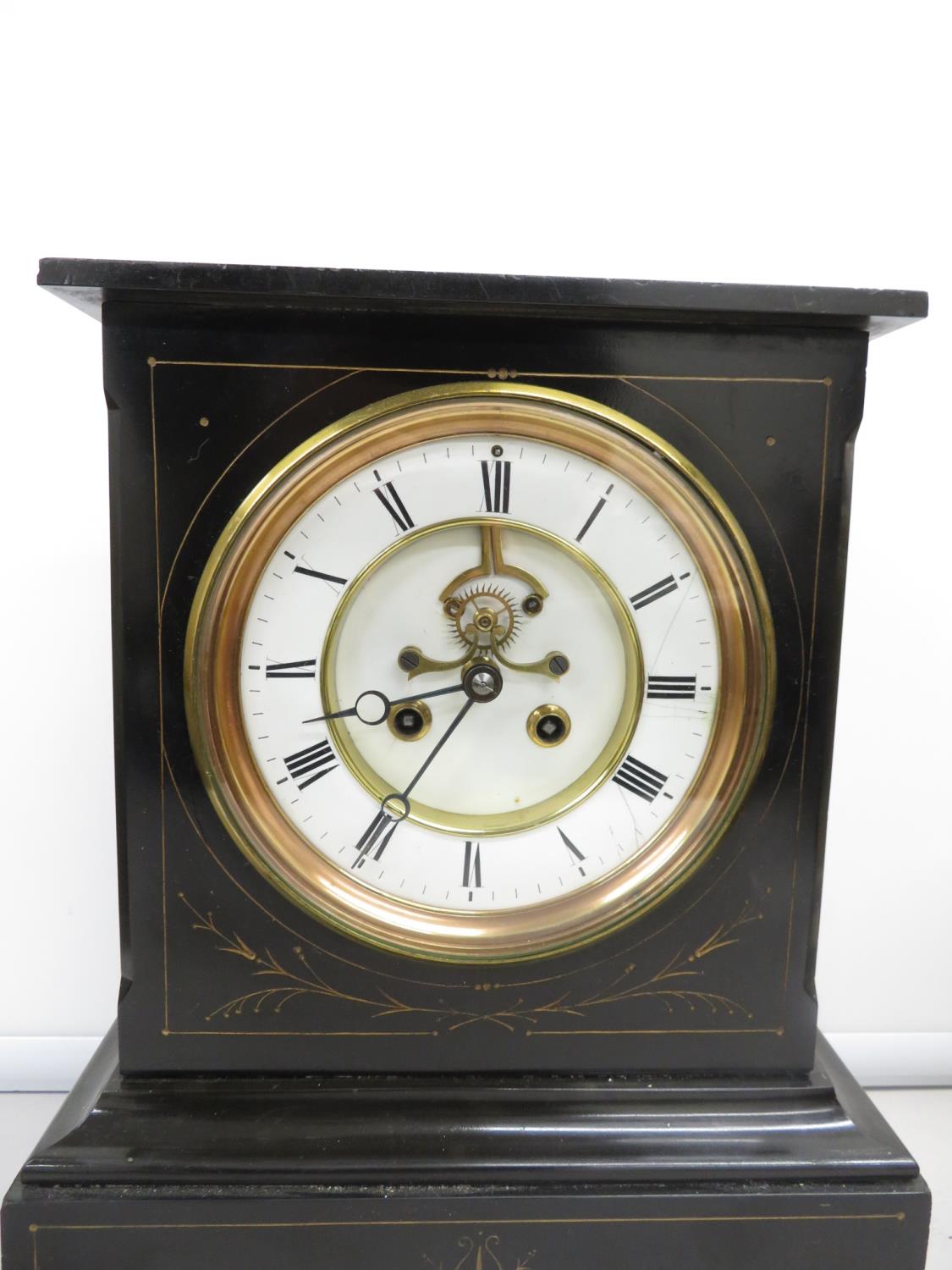 13" high 6" dial Breguet mantle clock - clock runs - Image 2 of 3