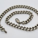 Chunky silver neck chain 52cm long 148.7g