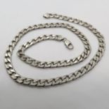 Silver neck chain 23cm long 80.1g