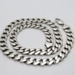 Heavy silver chain 21cm long 108.4g