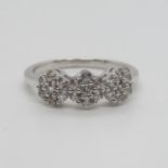 Ratanakirl Zircon Silver Ring Size P