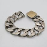 Chunky silver bracelet 72.4g