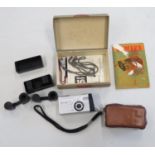 Minolta 16 miniature camera with accessories