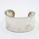 Silver HM cuff bangle 39.9g