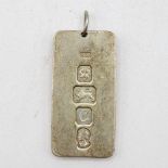 29g silver ingot