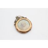 9ct gold antique pearl locket - as seen (4.3g)