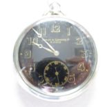 Swiss lever screw back Carley and Clemence Ltd. 821222 pocket watch - runs