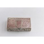 Vintage Hallmarked 1986 Imported Sheffield STERLING SILVER Snuff Box (26g)