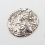 Greek silver coin Tetra Drachma