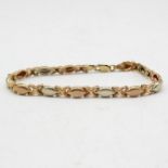 9ct gold bracelet 4.3g