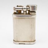 Dunhill silver lighter in box