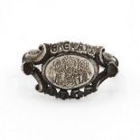 Silver byzantine original ring in extraordinary condition