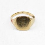 9ct gold signet ring 2.8g size R