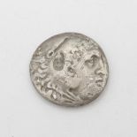 Greek silver coin Tetra Drachma