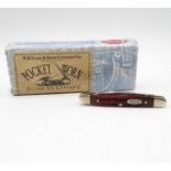 WR Case and Son pocket work penknife as new boxed
