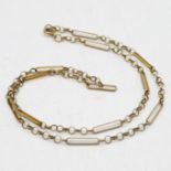 Old 9ct gold chain 18" long 4.4g