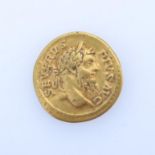 Gold Roman Aureus coin Septimius Severus 7g