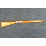 Muzzle loading musket 38" long possibly reproduction