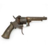 8" obsolete hand pistol rusty condition