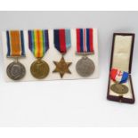 Group of 5x medals to G Mogridge 17166D Royal Naval Trawler Reserve with full associated research