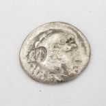 Greek silver coin Tetra Drachma