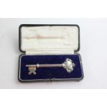 Antique Hallmarked 1920 London STERLING SILVER Presentation Key Cased (39g)