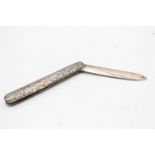 Antique Victorian Hallmarked 1894 Sheffield STERLING SILVER Fruit Knife (45g)