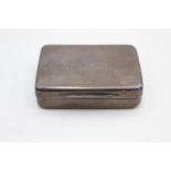 Antique George III Hallmarked 1818 London STERLING SILVER Snuff Box (53g)