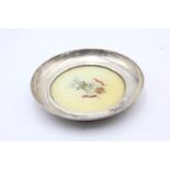 Vintage Hallmarked 1990 London STERLING SILVER Banded Trinket Dish (143g)