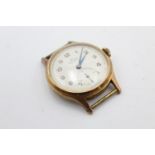 Vintage Gents SMITHS De Luxe Gold Tone WRISTWATCH Head Hand-Wind WORKING